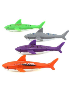 Juguete de piscina ZHFUYS torpedo tiburón 4 piezas
