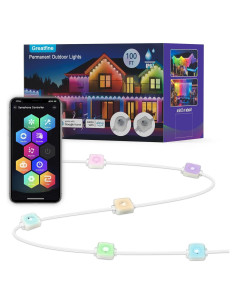 Luces LED RGB Greatfine 30.48m para Exteriores IP67