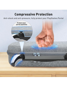 Foluck Set 3 en 1 Accesorios para PS Portal Gris 2