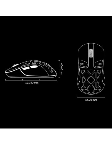 M3 Mini Ratón Inalámbrico Keychron 5.1 GHz Ultra Ligero 64g