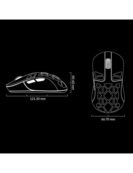 M3 Mini Ratón Inalámbrico Keychron 5.1 GHz Ultra Ligero 64g