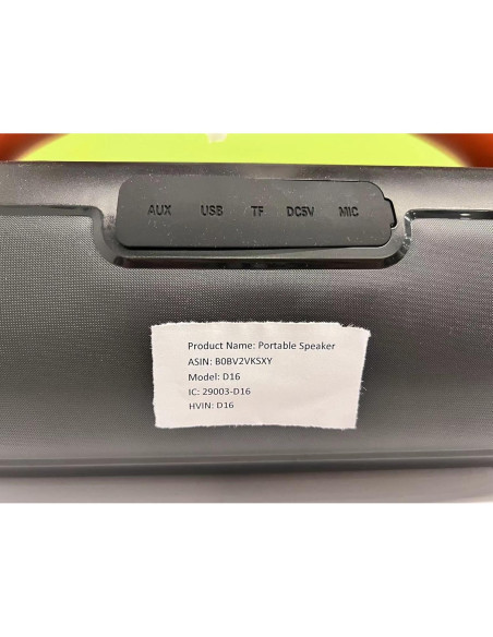 Altavoz Bluetooth JAUYXIAN D16 Portátil 40W Impermeable IP65
