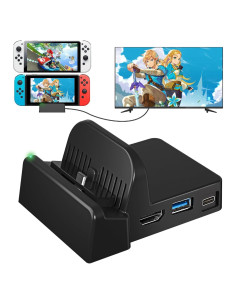 Base de Carga Portátil HalaGong para Nintendo Switch 4K