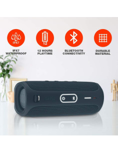 JBL Flip 5 Altavoz Bluetooth Portátil Impermeable Azul 2