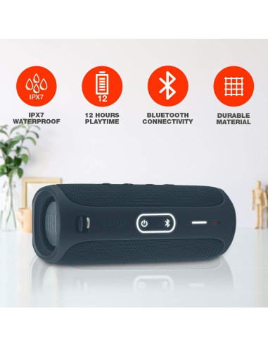 JBL Flip 5 Altavoz Bluetooth Portátil Impermeable Azul