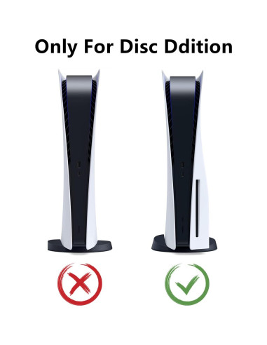 Cubiertas de Placas para Consola PS5 VLANMON Negro Mate