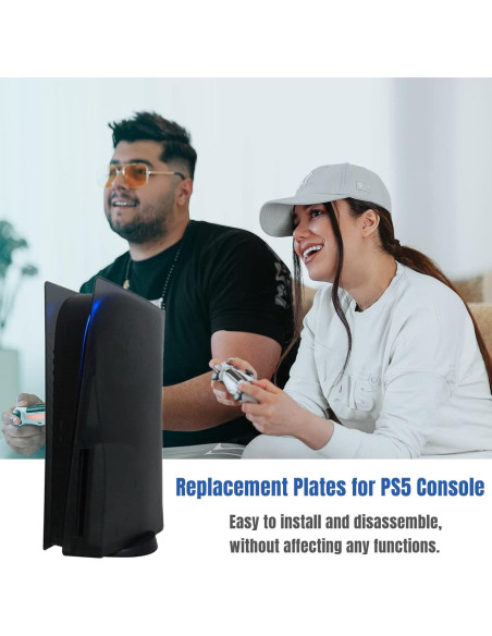 Cubiertas de Placas para Consola PS5 VLANMON Negro Mate
