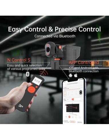 Robot de Tenis de Mesa PONGBOT NOVA S Pro, Control APP, 264 Rutinas