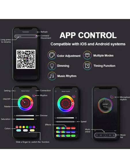 Proyector de Lámpara de Atardecer JIMEI 10W RGB 360
