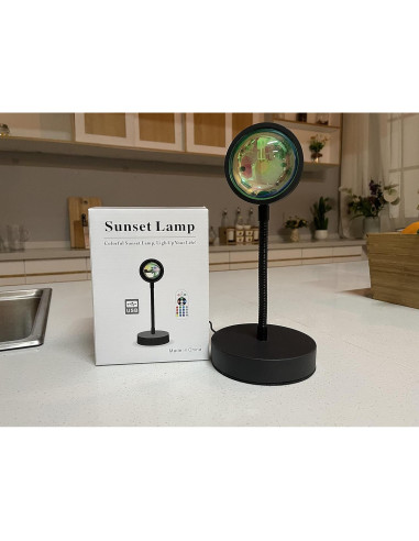 Proyector de Lámpara de Atardecer JIMEI 10W RGB 360