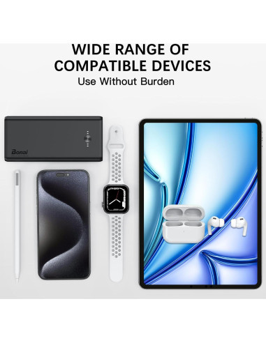 Cargador Portátil BONAI 10000mAh Carga Rápida USB-C
