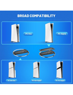 Soporte Vertical para Consola P5 Pro/Slim TanReginal - Estable y Minimalista 2