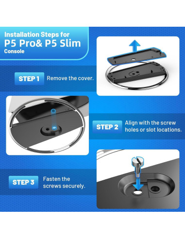 Soporte Vertical para Consola P5 Pro/Slim TanReginal - Estable y Minimalista