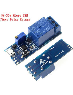 Módulo de Relé HiLetgo 5V-30V con Retardo Ajustable 24s 2