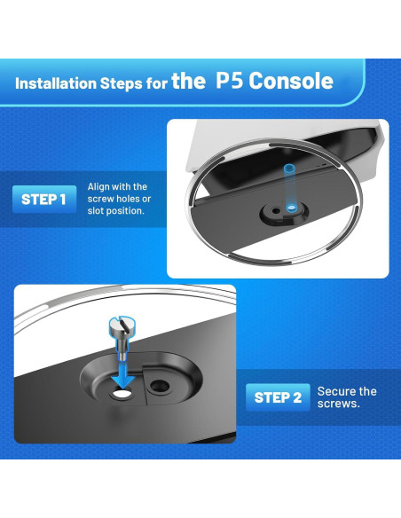 Soporte Vertical para Consola P5 Pro/Slim TanReginal - Estable y Minimalista