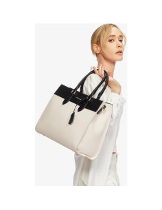 Bolsa para Laptop LOVEVOOK 15.6" Beige-Negro Impermeable 2