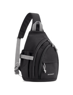 Mochila Cruzada Pequeña BAGSMART Negra 30x18x12 cm