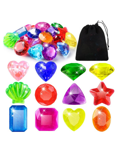 18 Juguetes de Gemas de Buceo Vellibring para Niños