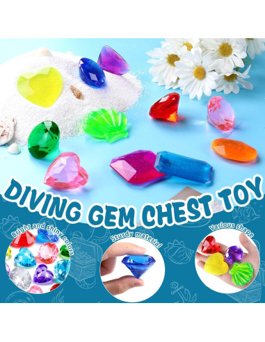 18 Juguetes de Gemas de Buceo Vellibring para Niños
