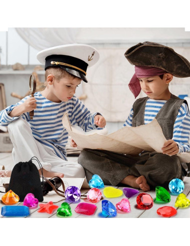 18 Juguetes de Gemas de Buceo Vellibring para Niños