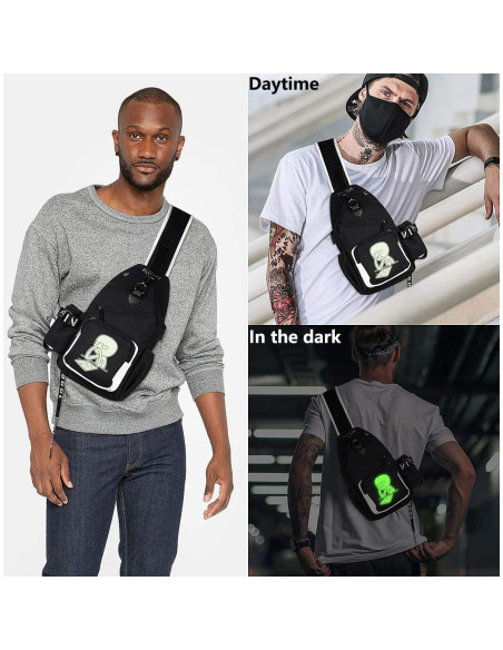 Bolsa Cruzada Luminosa Xinveen 33x18 cm Multifuncional