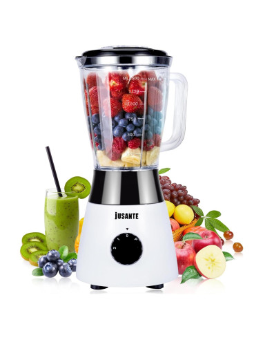 Batidora de Cocina JUSANTE 500W Jarra 1.5L 2 Velocidades