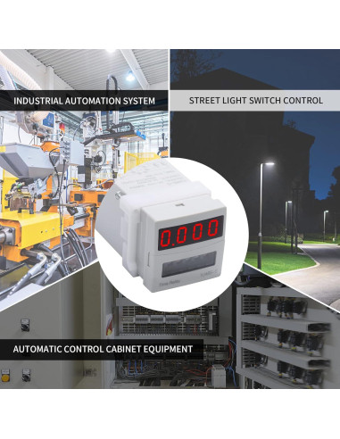 Relé de Temporizador Digital APIELE YJ48S-S 110V 3A 0.1S-99H