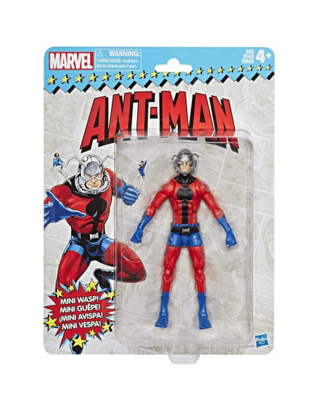 Figura Ant Man 15 cm Colección Retro Marvel Hasbro Figura Ant Man 15 cm Colección Retro Marvel Hasbro
