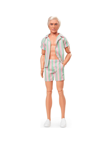 Muñeco Ken Barbie Película Conjunto Playa Tabla Surf