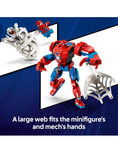 LEGO Marvel Spider-Man Mech vs Anti-Venom 107 Piezas
