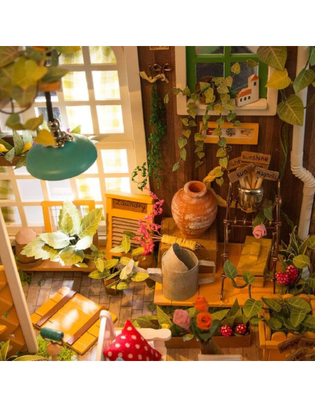 Kit Casa Miniatura Rolife Jardín de Miller 19.5x18.3x20.8cm