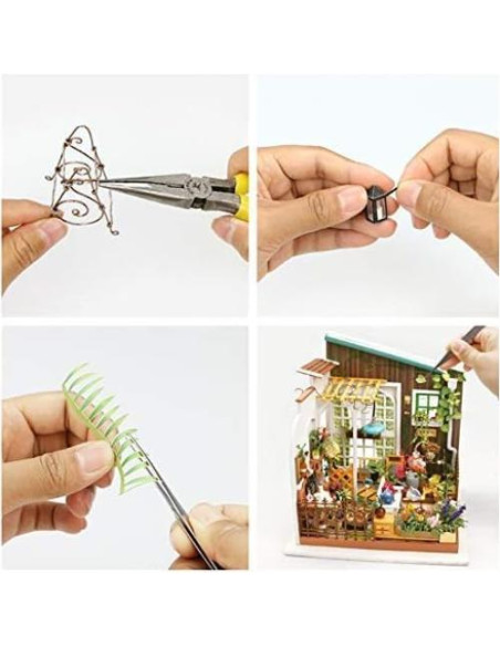 Kit Casa Miniatura Rolife Jardín de Miller 19.5x18.3x20.8cm