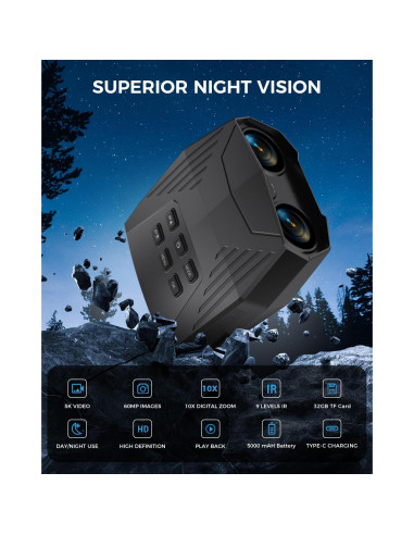Gafas de Visión Nocturna - Shenzhen Z8 5K Infrarrojas 10X