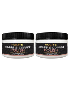 Pulidor de Latón y Cobre Rolite - 2 Paquetes de 127 g