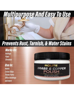 Pulidor de Latón y Cobre Rolite - 2 Paquetes de 127 g 2