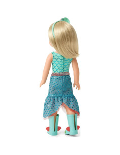 Muñeca Camille WellieWishers 36.83 cm con atuendo de sirena 2