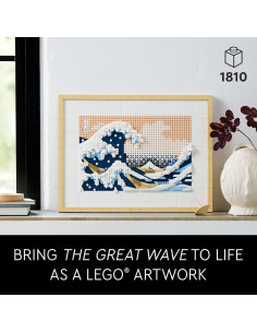 LEGO Art Hokusai 31208 - Gran Ola 3D Decoración DIY 2