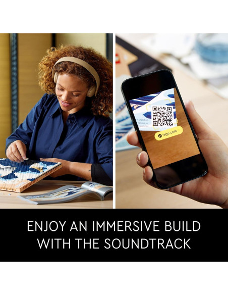 LEGO Art Hokusai 31208 - Gran Ola 3D Decoración DIY