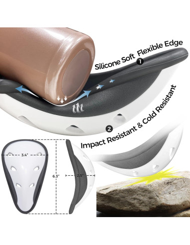 Pantalones Cortos COOLOMG con Copa para Hombre - Negro XL