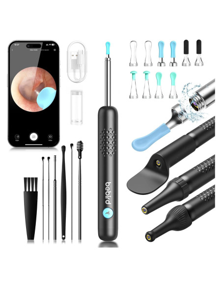 BEBIRD R1 Limpiador de Oídos con Cámara 1080P y LED