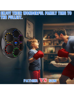 Máquina de Boxeo Musical CCDZKJ PW-030 con Bluetooth 2