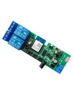 Interruptor Inteligente WiFi MHCOZY 2 Canales Control Remoto