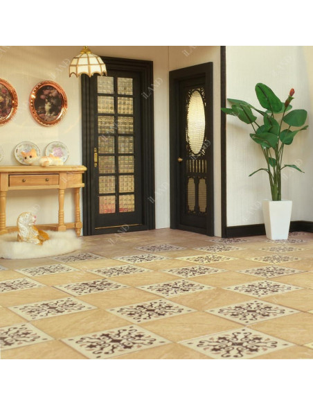 Baldosas para Casa de Muñecas iLAND 60 Piezas Doble Cara