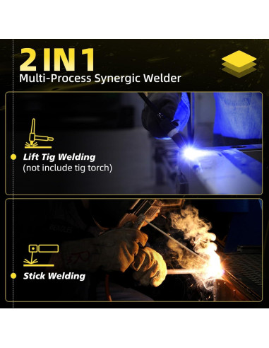 Soldador Stick 160A EFURDEN 110V/220V Digital Portátil