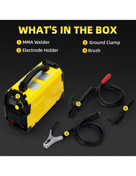 Soldador Stick 160A EFURDEN 110V/220V Digital Portátil