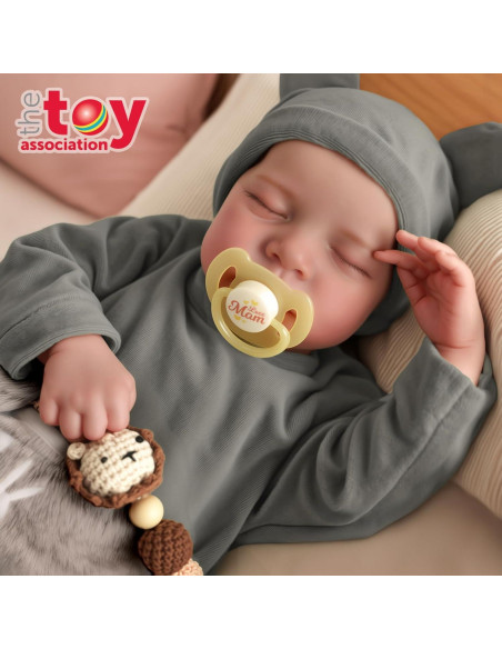 Muñeca de Bebé Reborn JIZHI 43 cm Silicona Cuerpo Completo