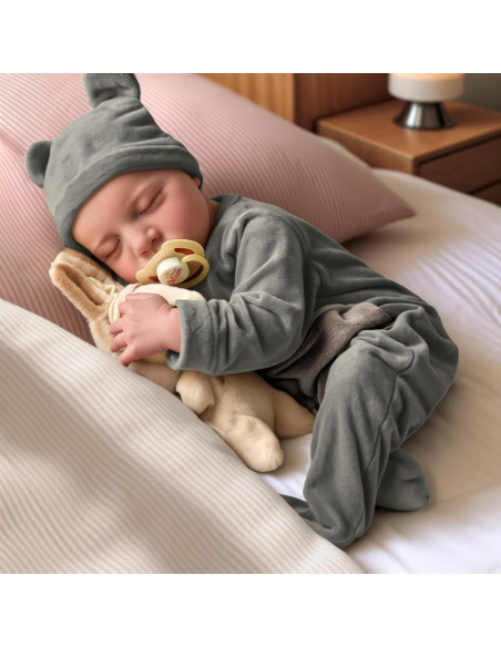 Muñeca de Bebé Reborn JIZHI 43 cm Silicona Cuerpo Completo