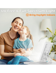 Lámpara LED Fitfirst Terapia Luz Solar 10000 Lux Ajustable 2