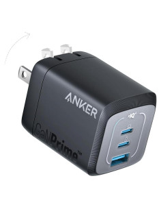 Cargador Anker Prime 67W USB-C 3 Puertos Carga Rápida