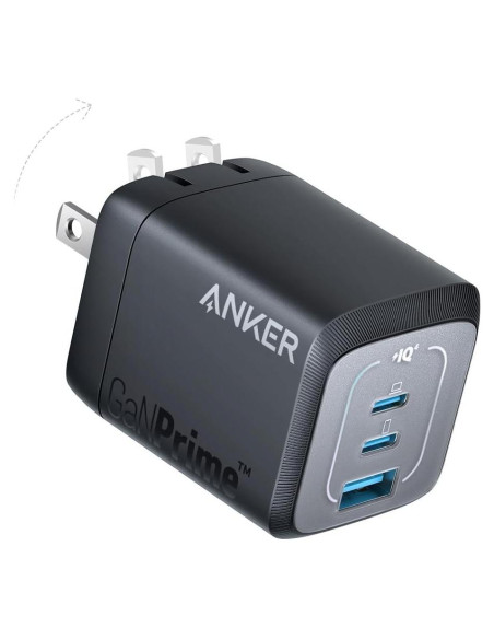 Cargador Anker Prime 67W USB-C 3 Puertos Carga Rápida